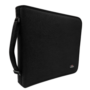 CD / DVD Case Storage Organizer Booklet 300 Capacity Black Red Blue - CC16