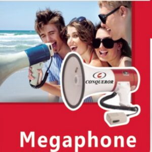 Conqueror Megaphone Speaker 50 Watt with  Volume & Voice Recording - G228