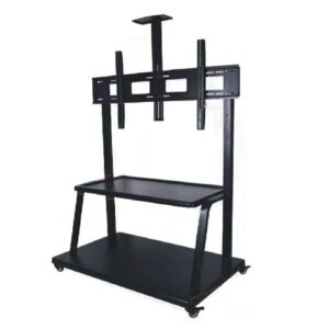 Conqueror Moving Floor Stand with Shelf for LED / LCD / Plasma TV 60''-120'' - HFL6