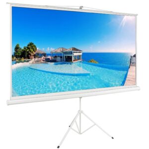 Conqueror Projection Screen 113'' with Tripod - HPSC2