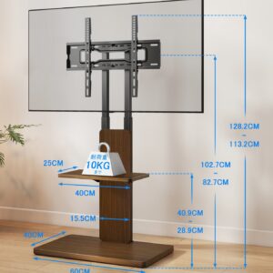 Conqueror Floor TV Stand 26"- 65" - HTS4002BR