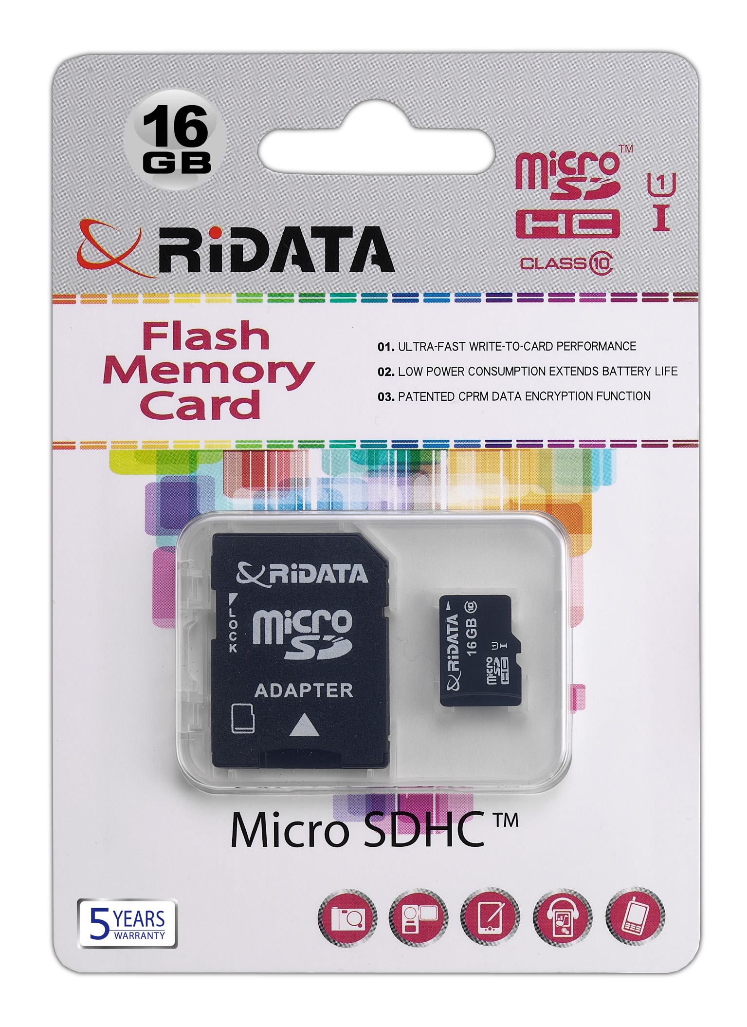 Ridata Micro SD 16GB - U1