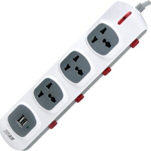 DP Extension 3-Plug with USB Charging Socket – DP3319B